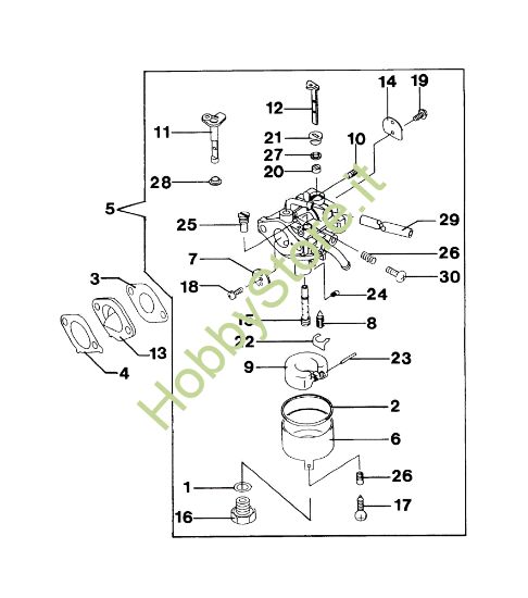 Picture of Carburatore MR 534 TKF Rasaerba