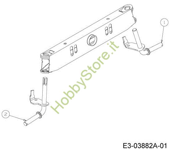 Picture of Assale anteriore (2/2) KOMMAND 80/12,5 T Cat. 2013 Trattorino