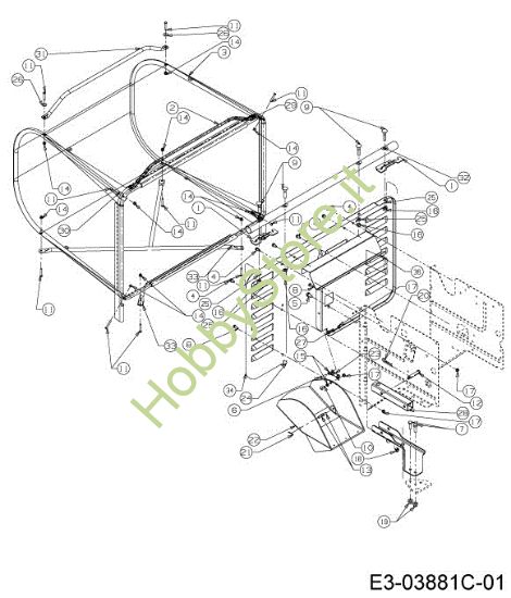 Picture of Sacco raccoglierba KOMMAND 80/12,5 T Cat. 2013 Trattorino
