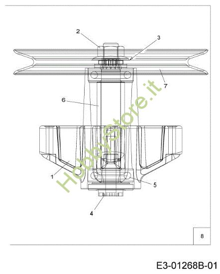 Picture of Supporto lame KOMMAND 80/12,5 T Cat. 2013 Trattorino