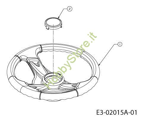 Picture of Volante KOMMAND 80/12,5 T Cat. 2013 Trattorino