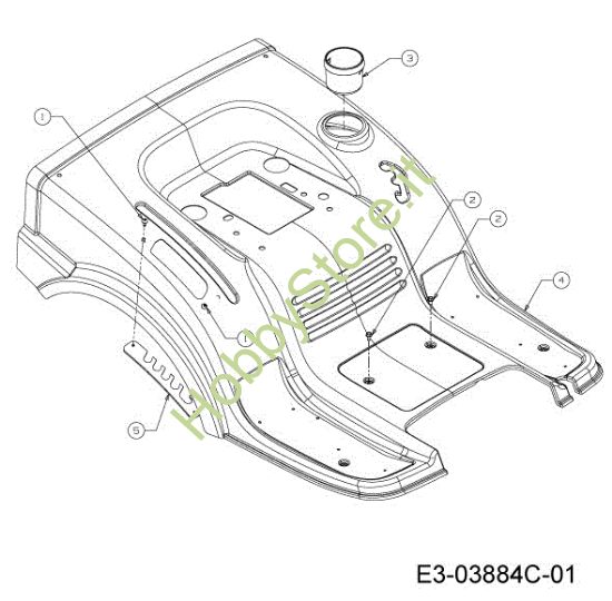 Picture of Carrozzeria posteriore KOMMAND 92/13,5 T Cat. 2013 Trattorino