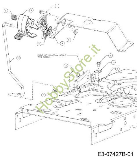 Picture of Pedali KOMMAND 92/13,5 T Cat. 2013 Trattorino