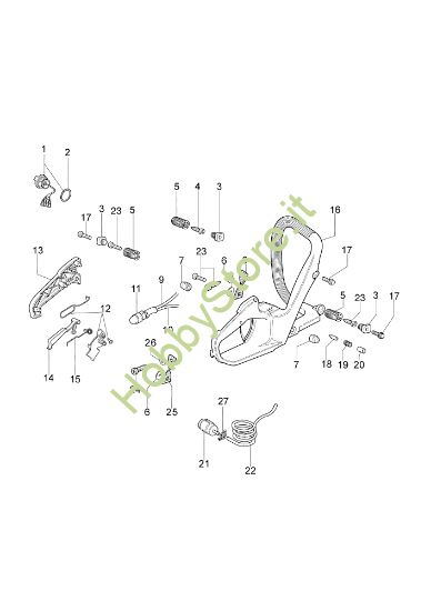 Picture of Impugnatura MT 5200 Motosega