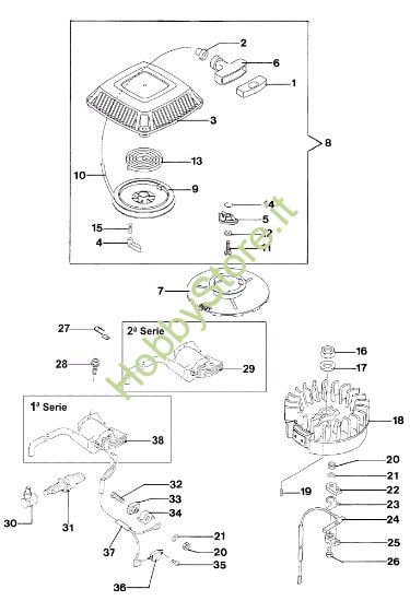 Picture of Motore, avviamento e accensione MR 534 TKV Rasaerba