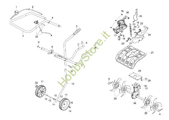 Picture of Esploso Sminuzzatore