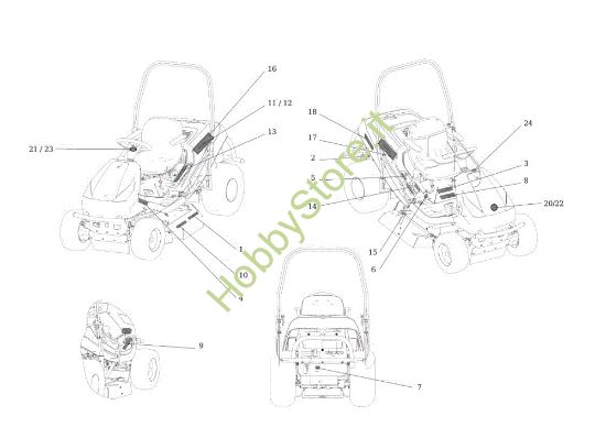 Picture of Etichette TUAREG 92 EVO Cat.2013 Trattorino