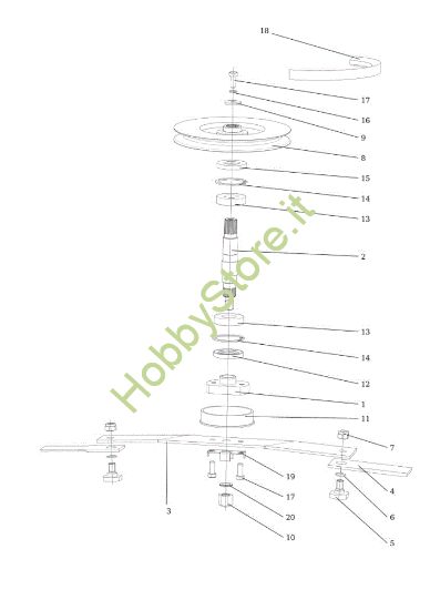 Picture of Piatto di taglio (2/2) TUAREG 92 4x4 EVO Cat.2013 Trattorino