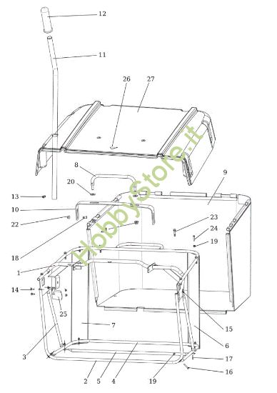 Picture of Sacco raccoglierba EF 106S/16H Cat.2013 Trattorino