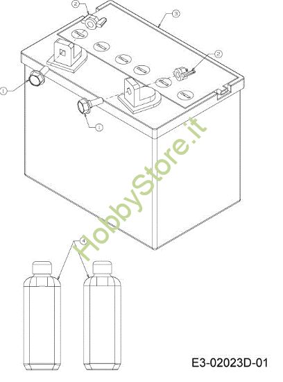 Picture of Batteria KOMMAND 92/16 H PLUS Cat. 2013 Trattorino