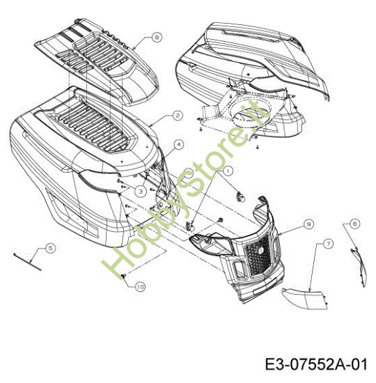Picture of Carrozzeria KOMMAND 92/16 H PLUS Cat. 2013 Trattorino