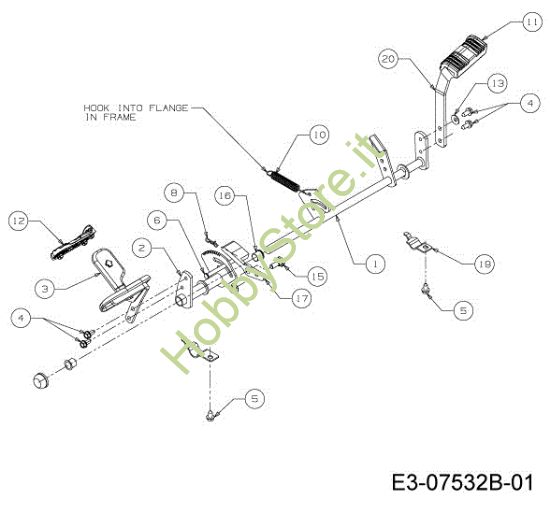 Picture of Pedali KOMMAND 92/16 H PLUS Cat. 2013 Trattorino