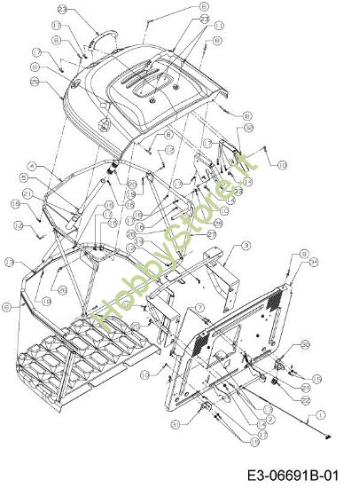 Picture of Sacco raccoglierba KOMMAND 92/16 H PLUS Cat. 2013 Trattorino