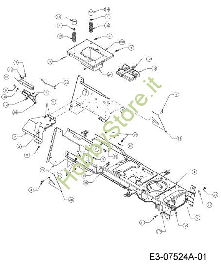 Picture of Telaio KOMMAND 92/16 H PLUS Cat. 2013 Trattorino