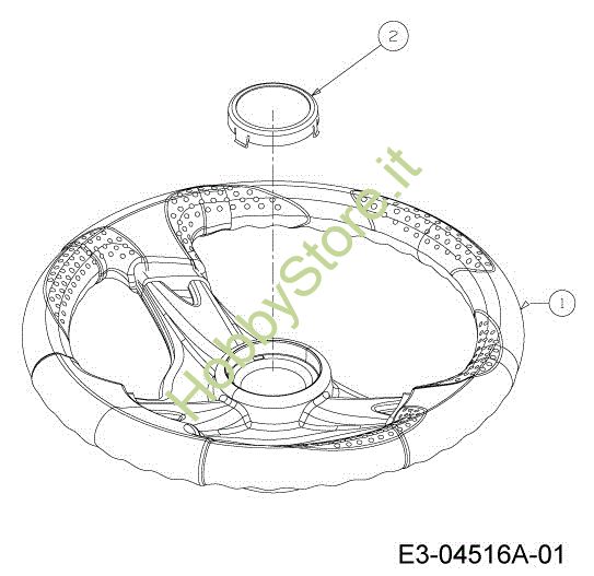 Picture of Volante KOMMAND 92/16 H PLUS Cat. 2013 Trattorino