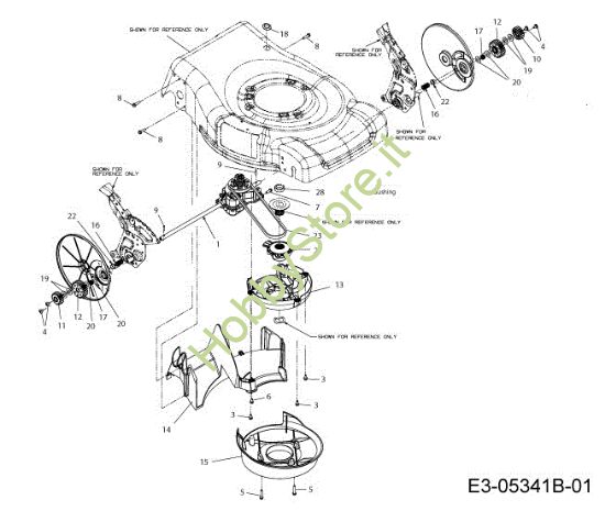Picture of Assale posteriore LR 55 VBX 4-IN-1 Cat. 2013 Rasaerba