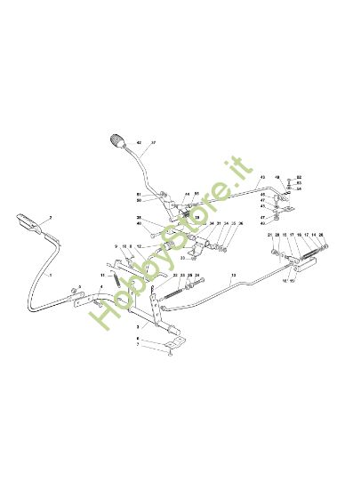 Picture of Comando freno e comando cambio EF 72C/12,5KM Cat.2013 Trattorino
