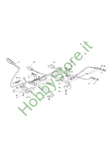 Picture of Comando freno e comando cambio EF 101C/16K H Cat.2013 Trattorino