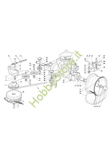 Picture of Trasmissione EF 102C/18,5H Cat.2013 Trattorino
