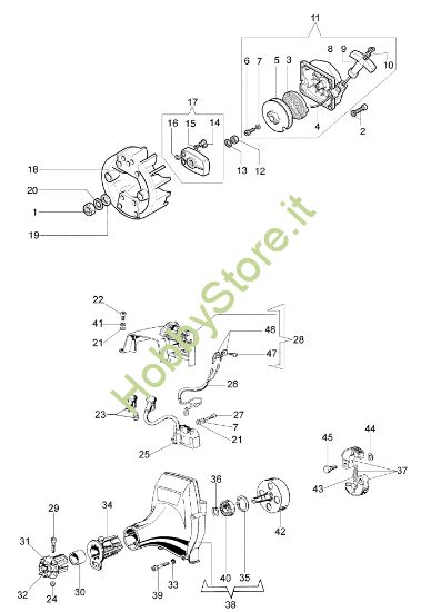 Picture of Avviamento e frizione 8350 Decespugliatore