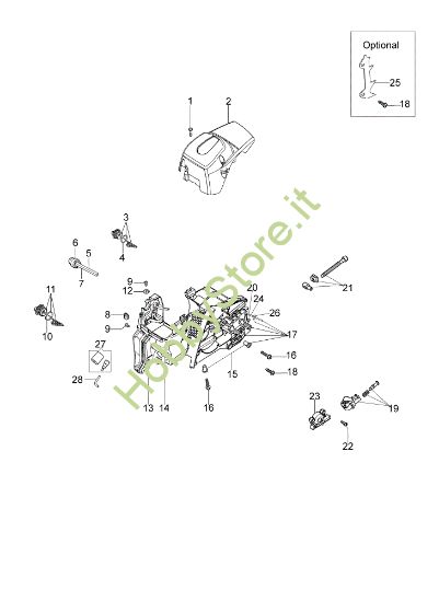 Picture of Basamento MT 3500 S (Euro 2) Motosega