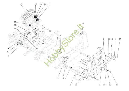 Picture of Parti elettriche TONKAWA (B&S) 110 4x4 Cat. 2014 Trattorino