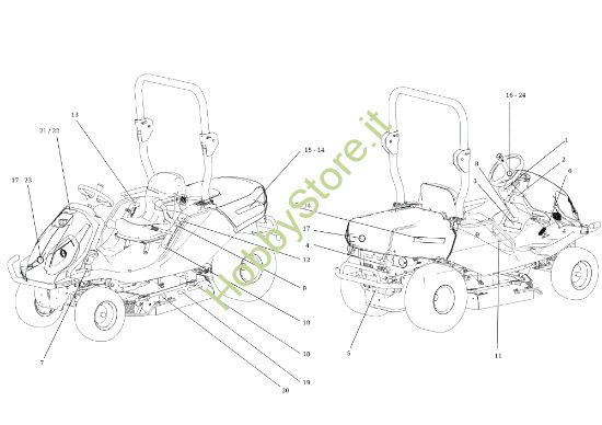 Picture of Etichette TONKAWA (B&S) 110 4x4 Cat. 2014 Trattorino