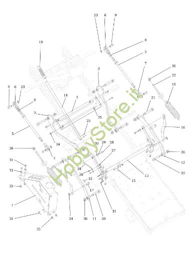 Picture of Regolazione piatto di taglio TONKAWA (B&S) 92 4x4 Cat. 2014 Trattorino