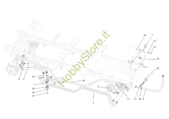 Picture of Impianto idraulico TONKAWA (B&S) 92 4x4 Cat. 2014 Trattorino