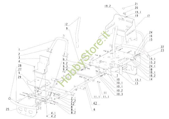 Picture of Telaio TUAREG 92 EVO Cat.2014 Trattorino