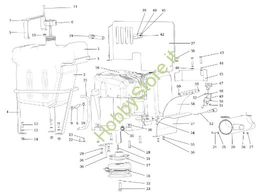 Picture of Motore TUAREG 92 4x4 EVO Cat.2014 Trattorino