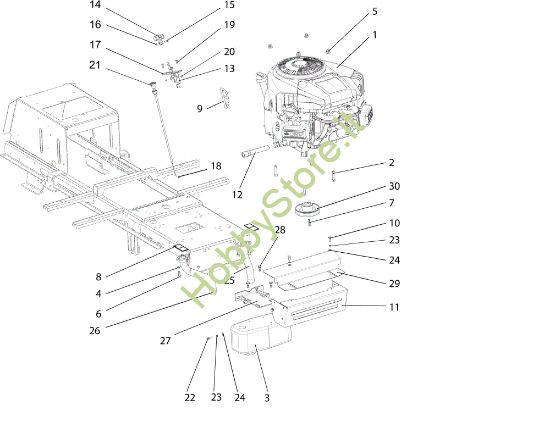 Picture of Motore EF 92S/16H Cat.2014 Trattorino
