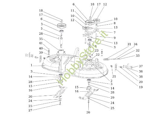 Picture of Piatto di taglio (1/2) EF 92S/16H Cat.2014 Trattorino