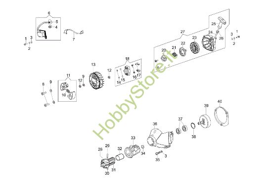 Picture of Avviamento e frizione DS 4300 TL Decespugliatore