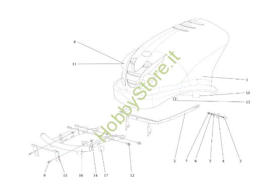Picture of Cofano EF 124S/22 H Cat.2014 Trattorino