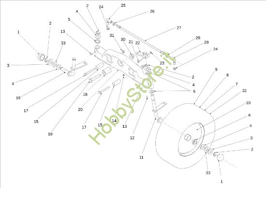 Picture of Assale anteriore EF 106S/15,5H Cat.2014 Trattorino