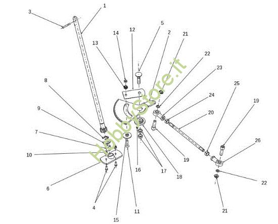 Picture of Sterzo EF 106S/15,5H Cat.2014 Trattorino