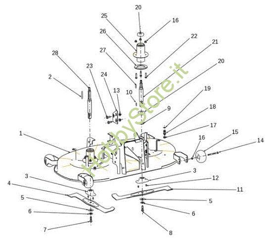 Picture of Piatto di taglio (1/3) EF 106S/17,5H Cat.2014 Trattorino