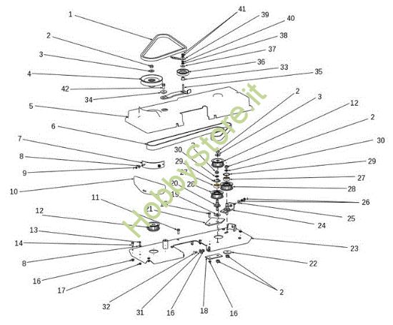 Picture of Piatto di taglio (2/3) EF 106S/17,5H Cat.2014 Trattorino