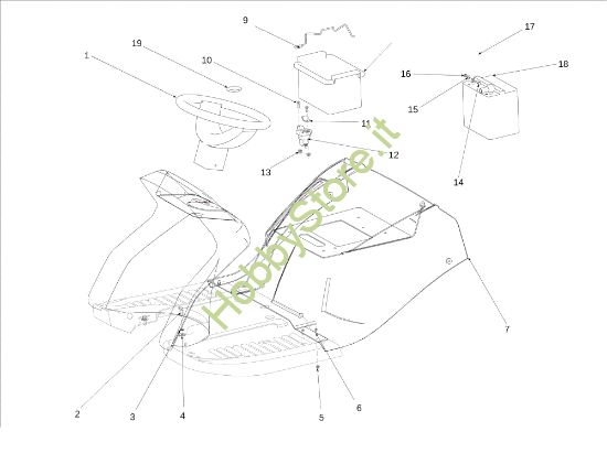 Picture of Cofano (2/3) EF 106S/18H Cat.2014 Trattorino