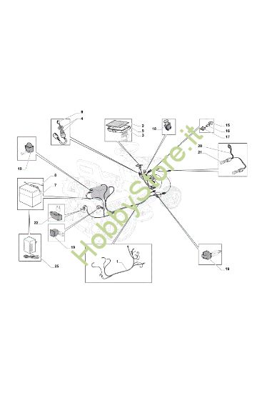 Picture of Impianto elettrico EF 84/14,5 K H Cat. 2014 Trattorino