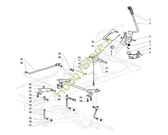 Picture of Sollevamento piatto di taglio EF 108L/18,5 H Cat. 2014 Trattorino