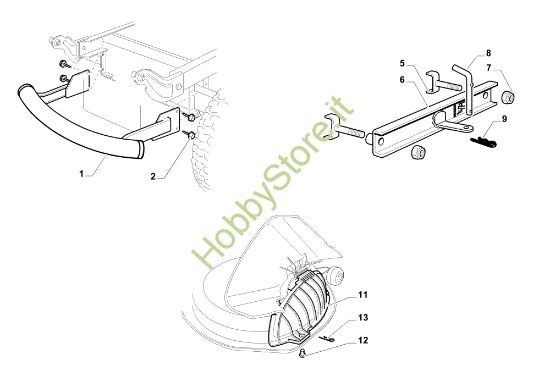 Picture of Accessori a richiesta EF 108L/18,5 H Cat. 2014 Trattorino
