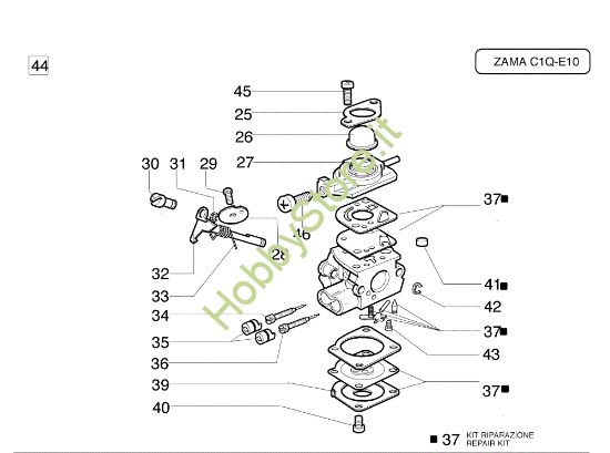 Picture of Carburatore C1Q-E10 8400 Decespugliatore