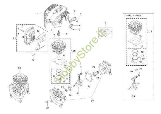 Picture of Motore DS 3500 S Decespugliatore