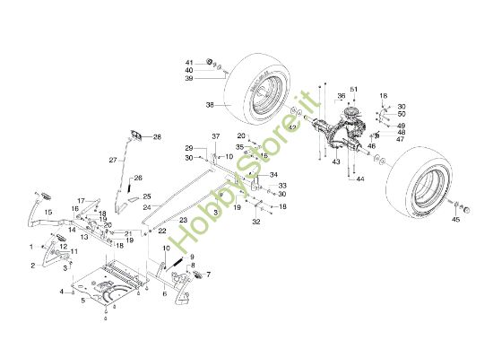 Picture of Comando freno e trasmissione EF 125/23 H Trattorino