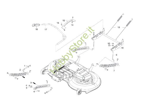 Picture of Sollevamento piatto di taglio EF 125/23 H Trattorino