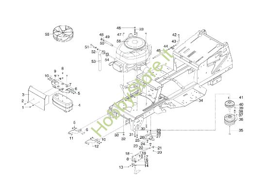 Picture of Telaio EF 95/15,5 H Trattorino