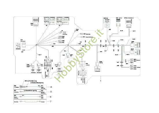 Picture of Schema elettrico EF 105/16 K H Trattorino