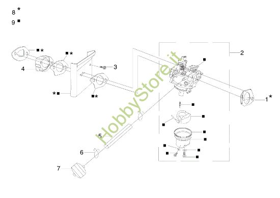 Picture of Carburatore EF 105/16 K H Trattorino